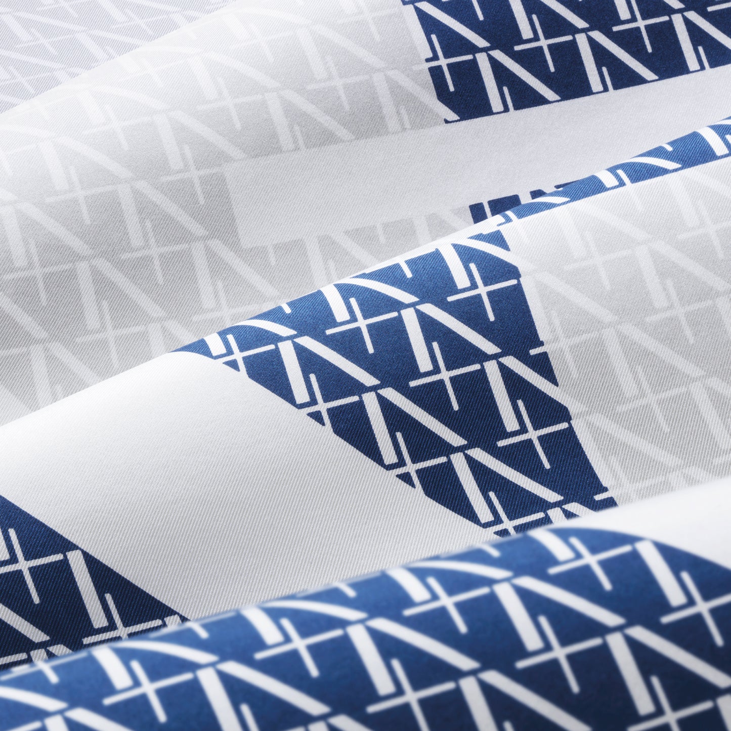 Foulard en soie Navy Grey - Professional Use