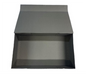 Coffret magnétique gris - ruban argent